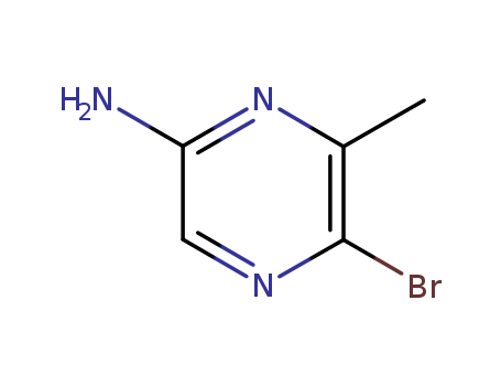 2-Pyrazinamine,5-bromo-6-methyl-