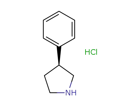 Molecular Structure of 1094670-20-8 ((S)-3-PHENYL-PYRROLIDINE HYDROCHLORIDE)