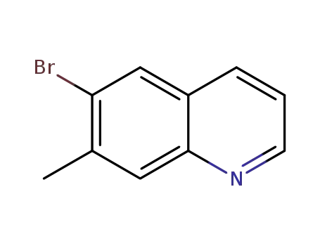 Molecular Structure of 122759-89-1 (6-bromo-7-methylquinoline)