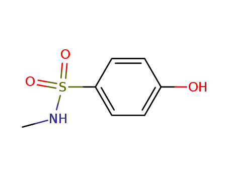 Molecular Structure of 3077-61-0 (p-Hydroxy-N-methylbenzenesulfonamide)