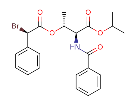 N-benzoyl-O-(α-bromo-α-phenylacetyl)-L-threonine isopropyl ester