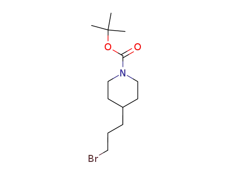 Molecular Structure of 164149-27-3 (1-Boc-4-(3-broMopropyl)piperidine)