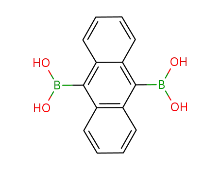 Molecular Structure of 251659-87-7 (Anthracene-9,10-diboronic acid)