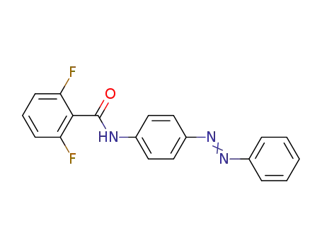 Molecular Structure of 476277-71-1 (N-(4-(phenylazo)phenyl)-2,6-difluorobenzamide)