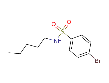 Molecular Structure of 2519-69-9 (4-bromo-N-pentylbenzenesulfonamide)