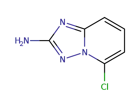 Molecular Structure of 175965-64-7 (2-Amino-5-chloro[1,2,4]triazolo[1,5-a]pyridine)
