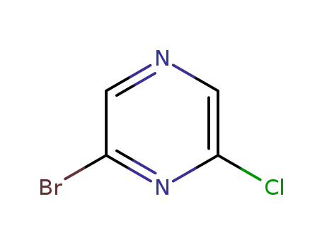 Molecular Structure of 916791-07-6 (2-Bromo-6-chloropyrazine)