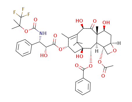 N-de-tert-butoxycarbonyl-N-[2-(1,1,1-trifluoro-2-methyl)-propyloxycarbonyl]docetaxel