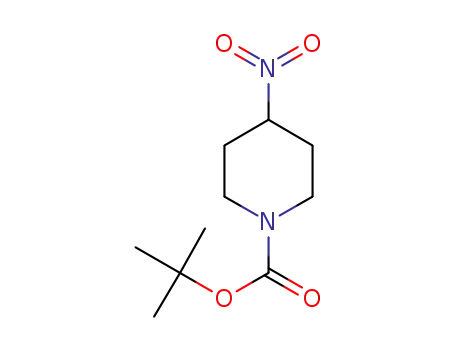 Molecular Structure of 1228630-89-4 (tert-butyl 4-nitropiperidine-1-carboxylate)
