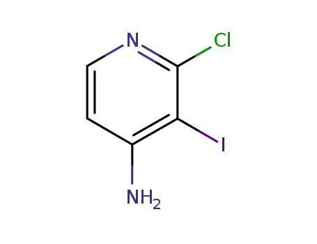 Molecular Structure of 909036-46-0 (4-Pyridinamine,2-chloro-3-iodo-)