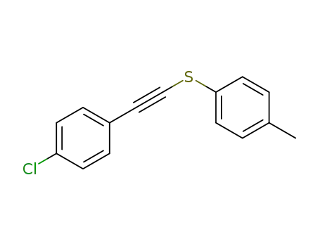 (p-Chlorphenyl)-aethinyl-p-methylphenyl-sulfid