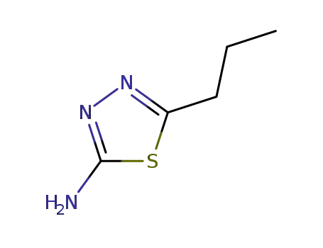 Molecular Structure of 39223-04-6 (5-PROPYL-[1,3,4]THIADIAZOL-2-YLAMINE)