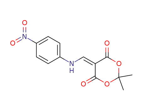 1,3-Dioxane-4,6-dione,
2,2-dimethyl-5-[[(4-nitrophenyl)amino]methylene]-