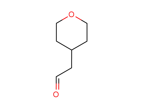 Molecular Structure of 65626-23-5 ((TETRAHYDRO-PYRAN-4-YL)-ACETALDEHYDE)