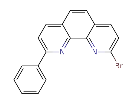Molecular Structure of 2042493-16-1 (2-bromo-9-phenyl-1,10-phenanthroline)