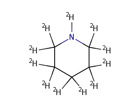 Molecular Structure of 143317-90-2 (PIPERIDINE-D11)