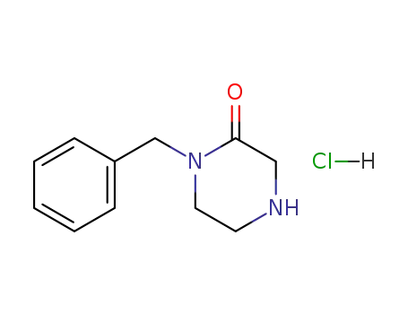 Molecular Structure of 78551-58-3 (1-Benzylpiperazin-2-one hydrochloride)