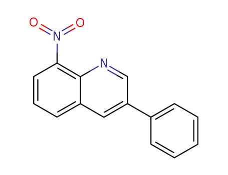 Molecular Structure of 190137-72-5 (8-nitro-3-phenylquinoline)