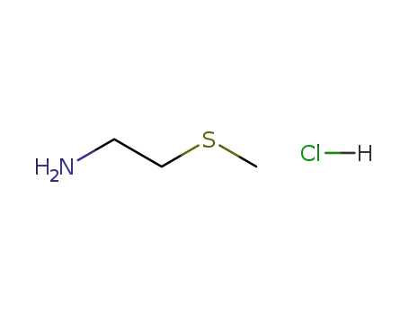 Molecular Structure of 6950-53-4 (2-methylsulfanylethanamine)