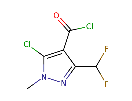1?methyl?3?difluoromethyl?5?chloropyrazole?4?carbonyl chloride