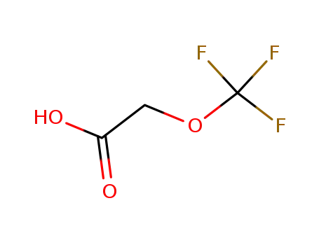 Molecular Structure of 69105-00-6 (TrifluoroMethoxyacetic Acid)