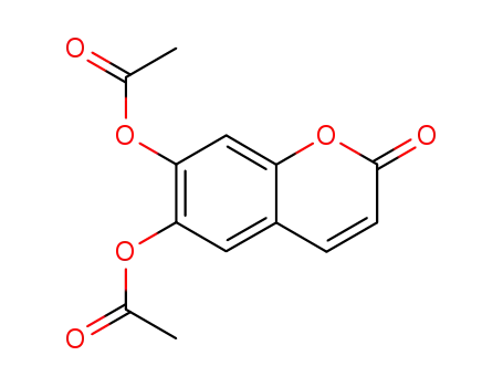 Molecular Structure of 14894-87-2 (ESCULETINDIACETATE)