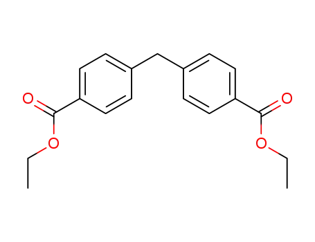Molecular Structure of 18190-51-7 (Benzoic acid, 4,4'-Methylenebis-, diethyl ester)