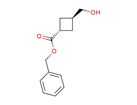 Molecular Structure of 939768-59-9 (benzyl 3-(hydroxyMethyl)cyclobutanecarboxylate)
