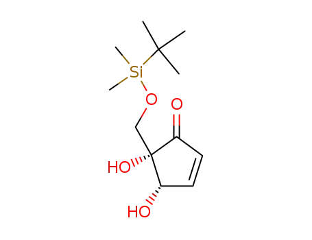 (4S,5S)-5-(tert-Butyl-dimethyl-silanyloxymethyl)-4,5-dihydroxy-cyclopent-2-enone
