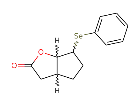 6-(phenylselanyl)hexahydro-2H-cyclopenta[b]furan-2-one