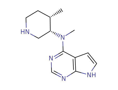 7H-Pyrrolo[2,3-d]pyriMidin-4-aMine, N-Methyl-N-[(3S,4S)-4-Methyl-3-piperidinyl]-