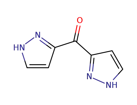 Molecular Structure of 20583-35-1 (Methanone, di-1H-pyrazol-3-yl-)