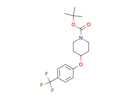 Molecular Structure of 287952-08-3 (N-BOC-4-(4-TRIFLUOROMETHYLPHENOXY)PIPERIDINE)