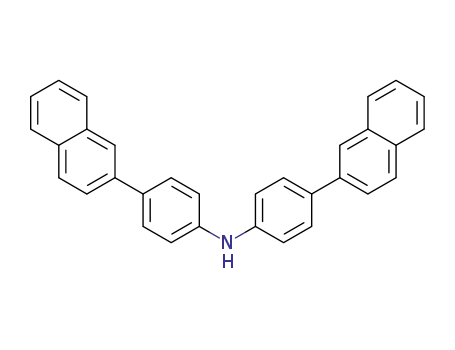 Molecular Structure of 1446448-94-7 (4-(2-Naphthalenyl)-N-[4-(2-naphthalenyl)phenyl]-benzeneamine)