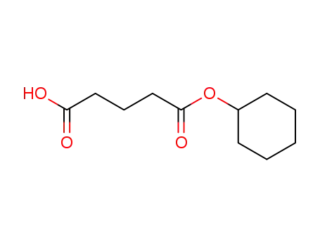 Molecular Structure of 54812-71-4 (Pentanedioic acid, monocyclohexyl ester)