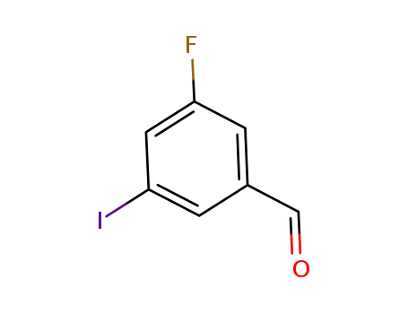 Molecular Structure of 914636-93-4 (3-FLUORO-5-IODOBENZALDEHYDE)