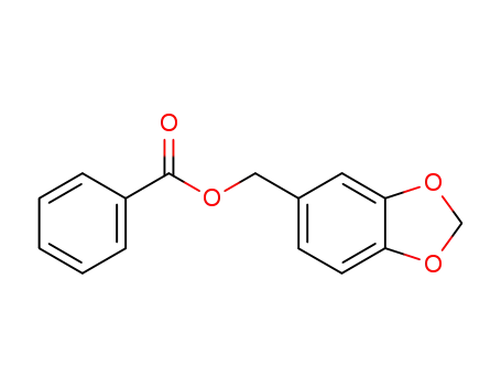 Molecular Structure of 5469-06-7 (1,3-benzodioxol-5-ylmethyl benzoate)