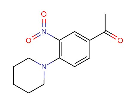 1-(3-Nitro-4-piperidinophenyl)-1-ethanone