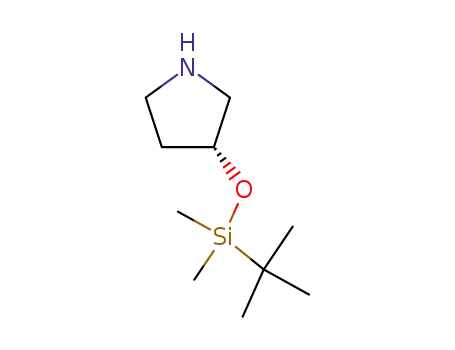 Pyrrolidine, 3-[[(1,1-dimethylethyl)dimethylsilyl]oxy]-, (3R)-