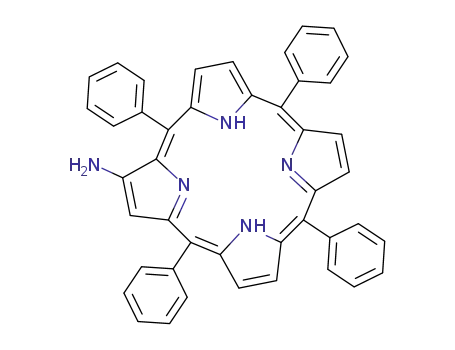 Molecular Structure of 82945-59-3 (2-amino-5,10,15,20-tetraphenylporphyrin)
