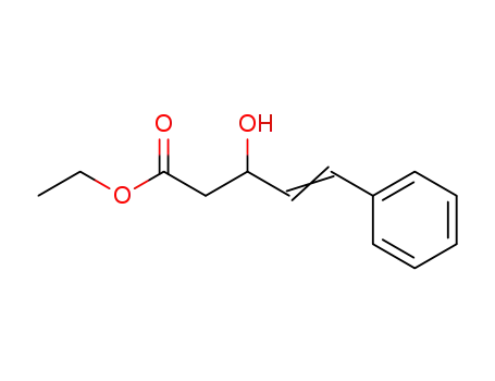 Molecular Structure of 26954-29-0 (4-Pentenoic acid, 3-hydroxy-5-phenyl-, ethyl ester)