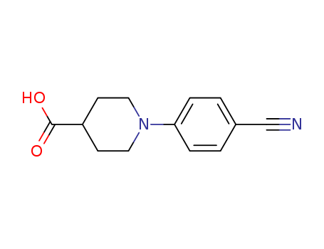 4-Piperidinecarboxylic acid, 1-(4-cyanophenyl)-