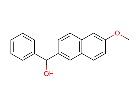 Molecular Structure of 470666-16-1 ([2-(6-methoxy)-naphthyl](phenyl)methanol)