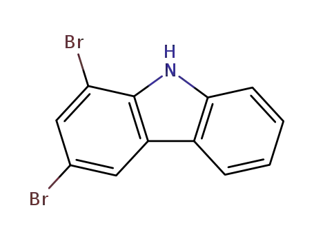 Molecular Structure of 105908-73-4 (9H-Carbazole, 1,3-dibromo-)
