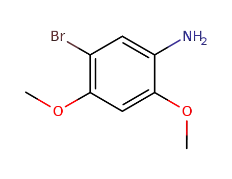 Molecular Structure of 169883-36-7 (5-Bromo-2,4-dimethoxyaniline)