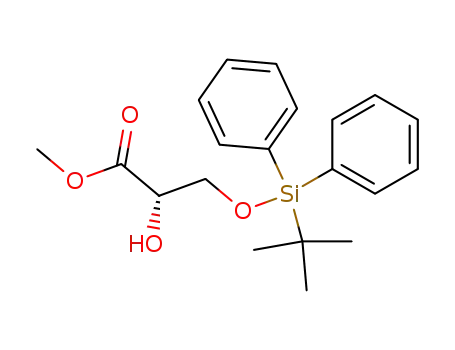 Propanoic acid, 3-[[(1,1-dimethylethyl)diphenylsilyl]oxy]-2-hydroxy-,
methyl ester, (2S)-