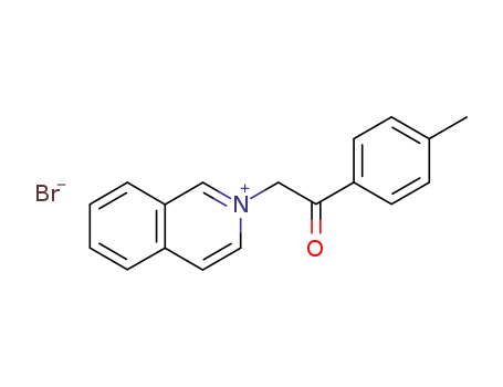 N-(p-Methylphenacyl)-isoquinoliniumbromide