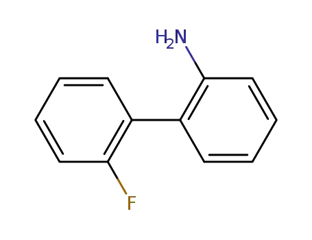 Molecular Structure of 316-61-0 (2'-FLUORO[1,1'-BIPHENYL]-2-AMINE)
