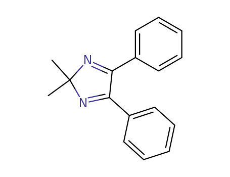 Molecular Structure of 31839-62-0 (2,2-dimethyl-4,5-diphenyl-2H-imidazole)