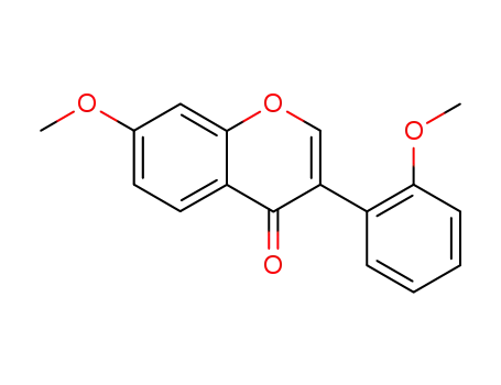 4H-1-Benzopyran-4-one, 7-methoxy-3-(2-methoxyphenyl)-